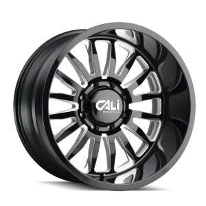 Cali Off-Road – SUMMIT – Black – 20″x10″ -25mm – Summer Wheels – 9110-2173BM